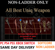 ✅PC PS4 PS5 XBOX SWITCH✅NON-LADDER All Uniq Weapon DIABLO 2 RESURRECTED D2R ITEM