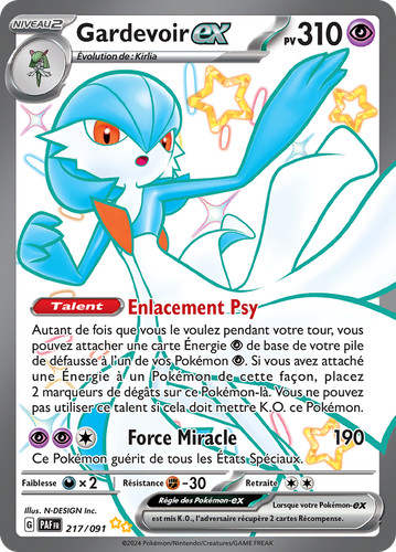 Carte pokémon gardevoir - carte,