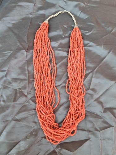 Gros collier corail - gros,