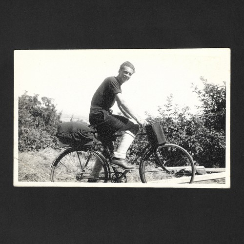 Young man cycling bike - young,