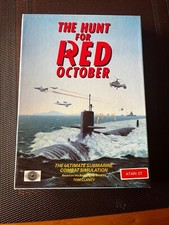 jeux vidéo Atari ST The Hunt For RED October complet dans sa boite d origine 