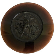 DAUM FOUR SEASONS PATE DE VERRE  PLATE ETE w/NO BOX