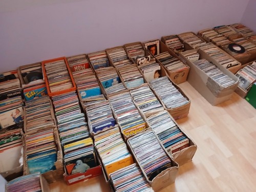 Vend lot 120 disques vinyles - lot,