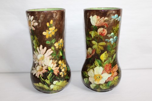 Paire petits vases - paire, de