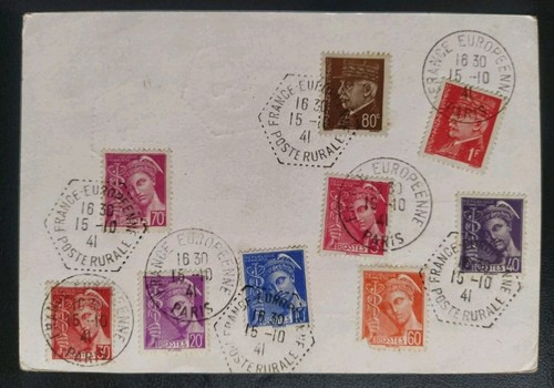 Entier postaux pétain - entier,