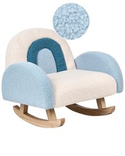 Fauteuil à Bascule en Bouclé