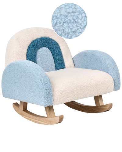 Fauteuil bascule bouclé - fauteuil,