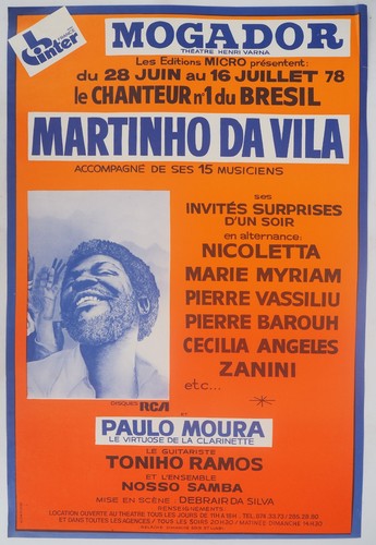 Art poster martinho da vila - da,