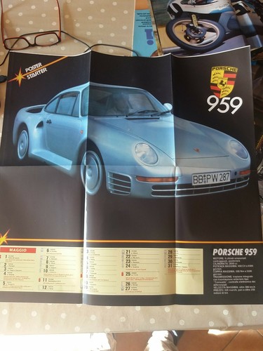 Poster auto rivista - auto, starter