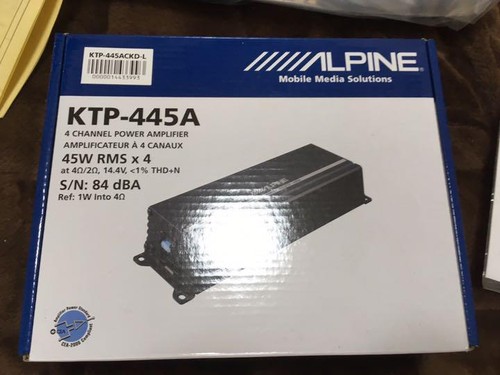 Alpine ktp 445a - alpine,
