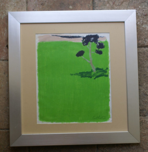Pre lithographie signee - le,