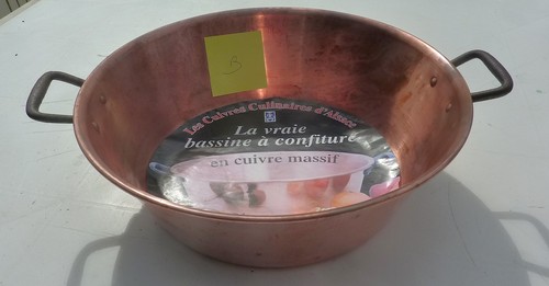 Bassine cuivre confiture - en, à