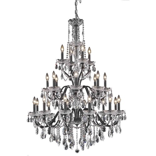 Large crystal chandelier dark - large,