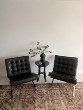 Pair Barcelona Style Chairs