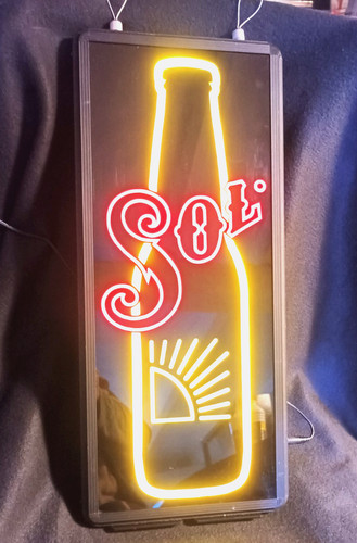 Enseigne lumineuse bier sol - lumineuse,