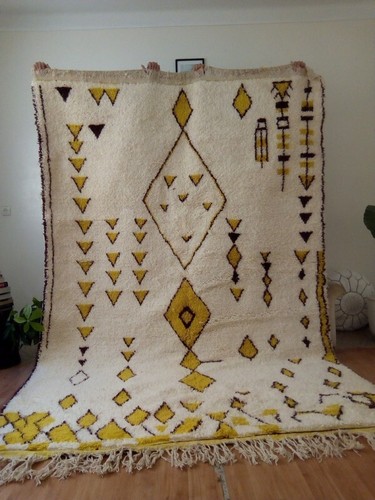 Tapis marocain laine tissé - tapis,