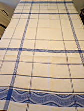 Nappe en coton blanc avec