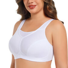 Women's High Impact Sports Bra Plus Size Wirefree Non-Padded Full Figure Bra