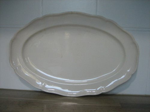 Ancien plat service - plat, de