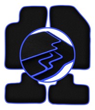 Tapis de sol en Velours noir pour Fiat Coupe I 1994-2000 set 4-pcs