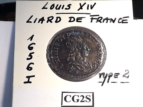 Louis xiv liard france - liard, type