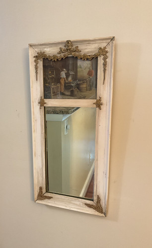 Antique trumeau wall - antique, mirror