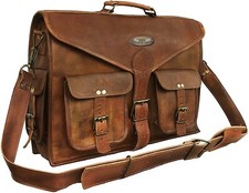 Sac Besace Cuir Vintage Marron