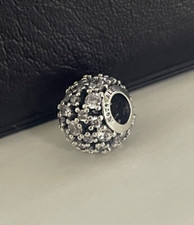PANDORA charms S925, Pandora Sparkling Round Openwork CZ Charm