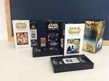6⚜️ Ancien Coffret K7 THX Cassettes Vidéo VHS La Trilogie Star Wars