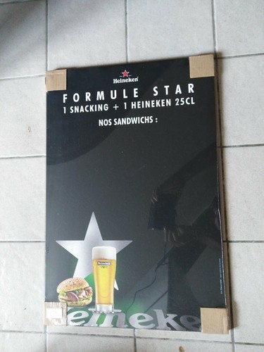 Cadre ardoise plaque - cadre, heineken