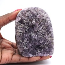 Améthyste Brésil : Géode Cristalline pour Collectionneurs 485gr 90mm Brésil