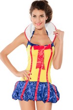 Neuf Sexy Adulte Neige Princesse Fairy Muggins Court Costume Halloween