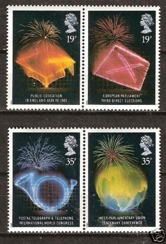 Great britain 1252 1255 - great, mnh