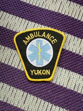 Yukon Ambulance Patch. EMS patch 