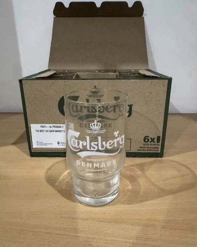 Carlsberg lot verres - 6, à