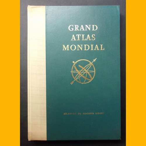 Grand atlas mondial préparé - grand,