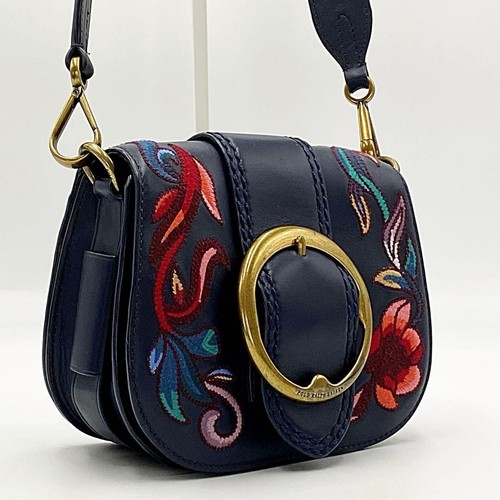 Sac cuir brodé polo ralph - sac,