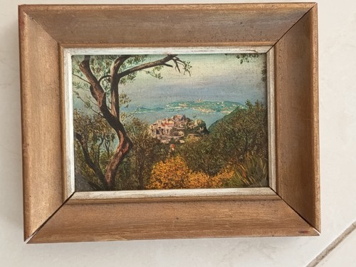 Huile sur panneau - sur,