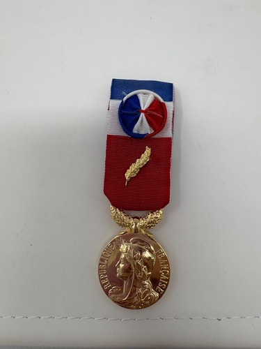 Médaille travail or - travail,
