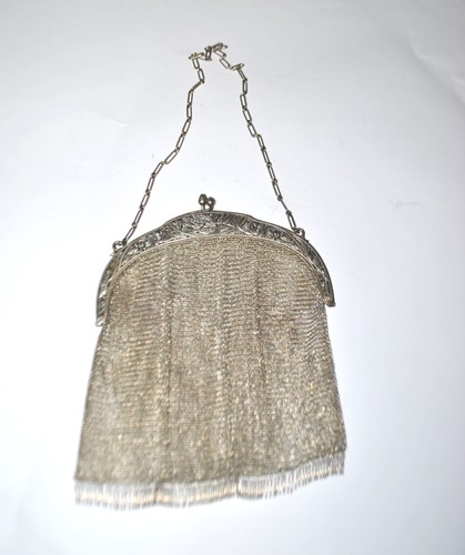 Art nouveau mesh solid silver - mesh,