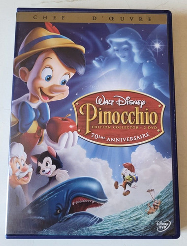 Dvd disney pinocchio - -, +