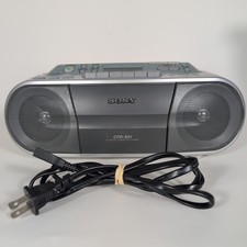 Sony CFD-S01 Stereo AM/FM Radio CD Player Cassette Portable Boombox Tested