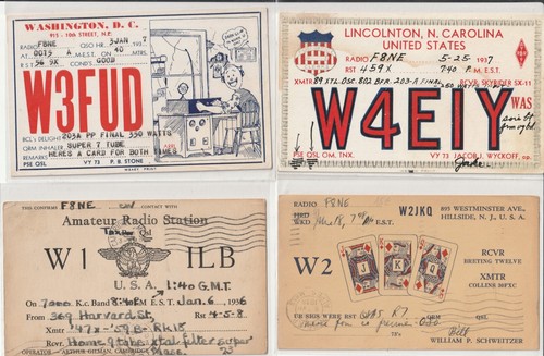 Lot cartes qsl radio - lot,
