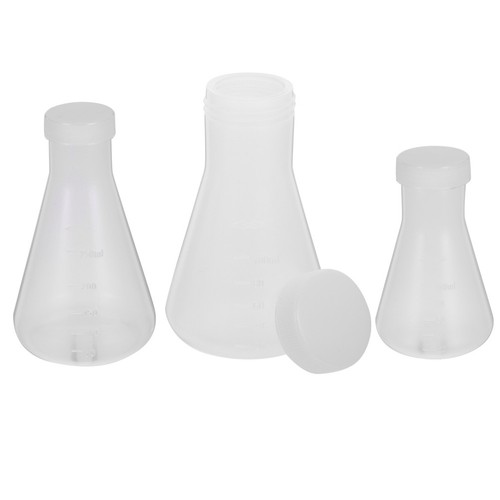 3pcs plastique erlenmeyer - 3pcs,