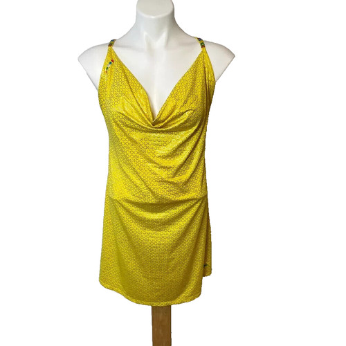 Coogi sleeveless yellow mini - sleeveless,