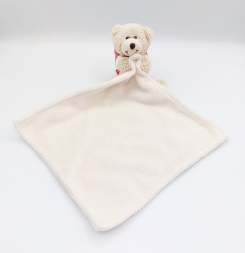 Doudou peluche ours beige