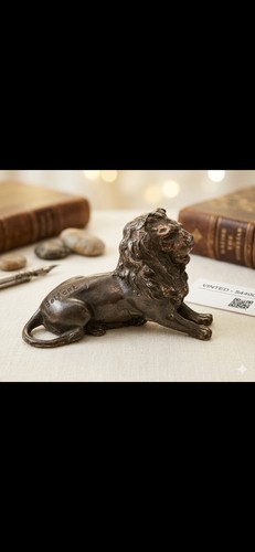 Statuette lion belfort en - lion, de