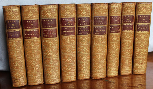 Bible sacy vol tirée - de, sacy-9