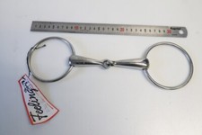 NEUF : Mors Cheval 2 grands anneaux Feeling canon 22mm FEELING 602432115 en115mm