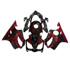 Black Red Flames Bodywork for